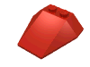 Набор LEGO Wedge 4 x 4 Triple without Stud Notches, Красный