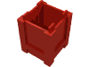Набор LEGO Container Box 2 x 2 x 2 - Top Opening, Красный