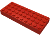 Набор LEGO Brick 4 x 10, Красный