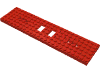 Набор LEGO Train Base 6 x 24 with Two 1 x 2 Cutouts and 3 Round Holes Each End, Красный