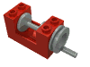 Набор LEGO String Reel Winch 2 x 4 x 2 (Light Gray Drum), Красный