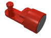 Набор LEGO Magnet Coupling, Train, for Train Base, Красный