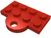 Набор LEGO Plate Special 2 x 4 with Train Coupler Closed for Hook, Красный