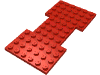 Набор LEGO Vehicle Base 6 x 12, Красный