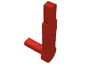 Набор LEGO Train Level Crossing Gate Type 1, Handle, Красный