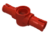 Набор LEGO Technic Pin Long with Friction Ridges Lengthwise and Centre Pin Hole, Красный