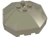 Набор LEGO Windscreen 6 x 6 Octagonal Canopy with Axle hole, Прозрачный черный