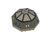 Набор LEGO Windscreen 10 x 10 x  4 Octagonal Canopy with TIE Print, Прозрачный черный