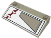Набор LEGO Slope Brick 33  3 x  6 with SW ARC-170 Right Print, Прозрачный черный