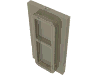 Набор LEGO Glass for Train Window 1 x 2 x 3, Прозрачный черный