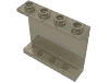 Набор LEGO Panel 1 x 4 x 3 [Hollow Studs], Прозрачный черный