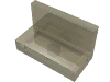 Набор LEGO Panel 1 x 2 x 1 [Square Corners], Прозрачный черный