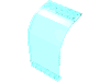 Набор LEGO Panel 6 x 6 x 9 Curved Top, Trans-Light Blue