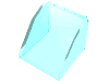 Набор LEGO Windscreen 4 x 4 x 3 Canopy, Trans-Light Blue