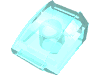 Набор LEGO Brick Curved 2 x 2 Lip, No Studs, Trans-Light Blue