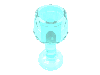 Набор LEGO Minifig Goblet Large, Trans-Light Blue
