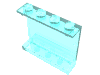 Набор LEGO Panel 1 x 4 x 3 [Solid Studs], Trans-Light Blue