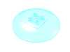 Набор LEGO Dish 6 x 6 Inverted (Radar) [Hollow Studs], Trans-Light Blue