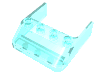 Набор LEGO Windscreen 4 x 4 x 1, Trans-Light Blue