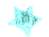 Набор LEGO Hero Factory Weapon - Spiked Ball, Half, Trans-Light Blue