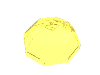 Набор LEGO Windscreen 10 x 10 x 4 Octagonal Canopy, Trans-Neon Green