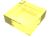 Набор LEGO Tile 1 x 1 with Groove, Trans-Neon Green