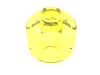 Набор LEGO Minifig Head Plain [Blocked Open Stud], Trans-Neon Green