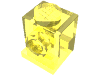 Набор LEGO Brick Special 1 x 1 with Headlight and No Slot, Trans-Neon Green