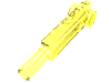 Набор LEGO Minifig Chainsaw Blade, Trans-Neon Green