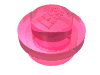 Набор LEGO Plate Round 1 x 1 with Solid Stud, Trans-Dark Pink