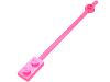Набор LEGO Bar 1 x 12 with 1 x 2 Plate End and 1 x 1 Round Plate End, Trans-Dark Pink
