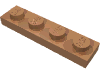 Набор LEGO Plate 1 x 4, Fabuland Brown
