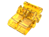 Набор LEGO Technic Modular Connector, Trans-Yellow