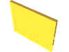 Набор LEGO Glass for Window 1 x 4 x 3 [Old Style - Circular Indent], Trans-Yellow