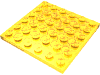 Набор LEGO Plate 6 x 6, Trans-Yellow
