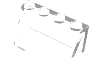 Набор LEGO Windscreen 2 x 4 x 1 2/3, Trans-Clear