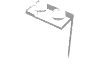 Набор LEGO Panel 1 x 2 x 3 - Solid Studs, Trans-Clear