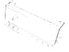 Набор LEGO Windscreen 3 x 10 x 3, Trans-Clear
