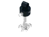 Набор LEGO Pneumatic Cylinder with 2 Inlets Medium (48mm) with Black Top, Trans-Clear