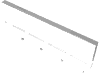 Набор LEGO Windscreen 1 x 4 x 1 1/3 with Bottom Hinge, Trans-Clear