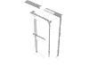 Набор LEGO Glass for Train Window 1 x 2 x 3, Trans-Clear