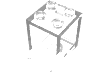 Набор LEGO Box 2 x 2 x 2 [Hollow Studs], Trans-Clear
