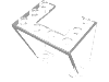 Набор LEGO Windscreen 3 x 4 x 4 Inverted, Trans-Clear