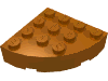 Набор LEGO Brick Round Corner 4 x 4 Full Brick, Темно-оранжевый