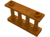 Набор LEGO Fence Spindled 1 x 4 x 2 [2 Top Studs], Темно-оранжевый