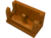 Набор LEGO Hinge Brick 1 x 2 Base, Темно-оранжевый