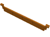 Набор LEGO Garage Roller Door Section with Handle, Темно-оранжевый