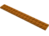 Набор LEGO Plate 2 x 16, Темно-оранжевый
