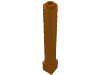 Набор LEGO Support 1 x 1 x 6 Solid Pillar, Темно-оранжевый