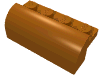Набор LEGO Brick 2 x 4 x 1 1/3 with Curved Top, Темно-оранжевый